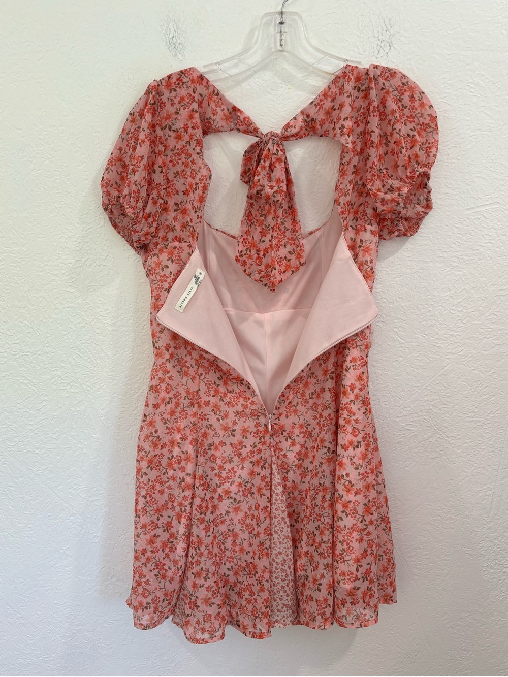 Altar’s State Godet Flare Open Back Mini Dress - Picture 8 of 10